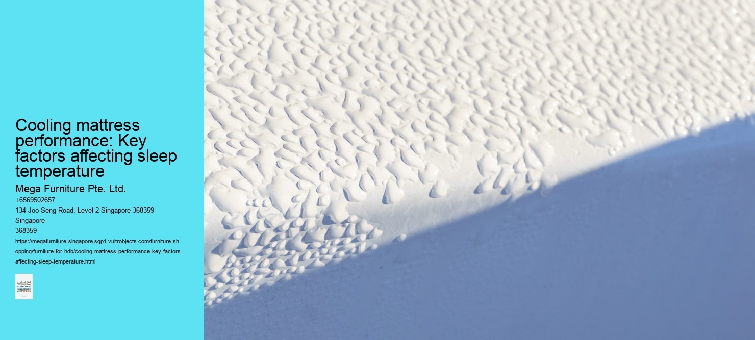 Cooling mattress performance: Key factors affecting sleep temperature