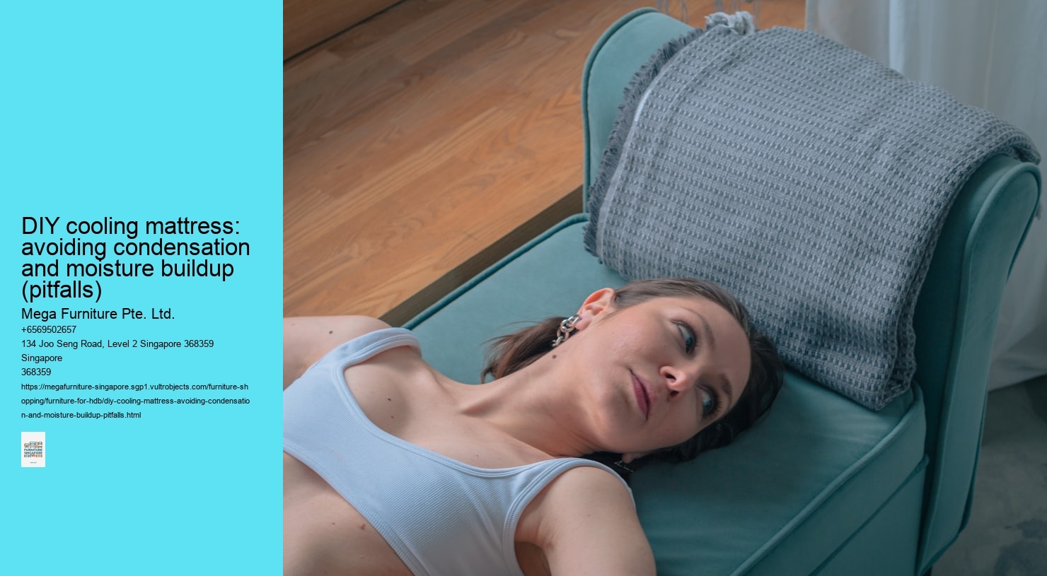 DIY cooling mattress: avoiding condensation and moisture buildup (pitfalls)