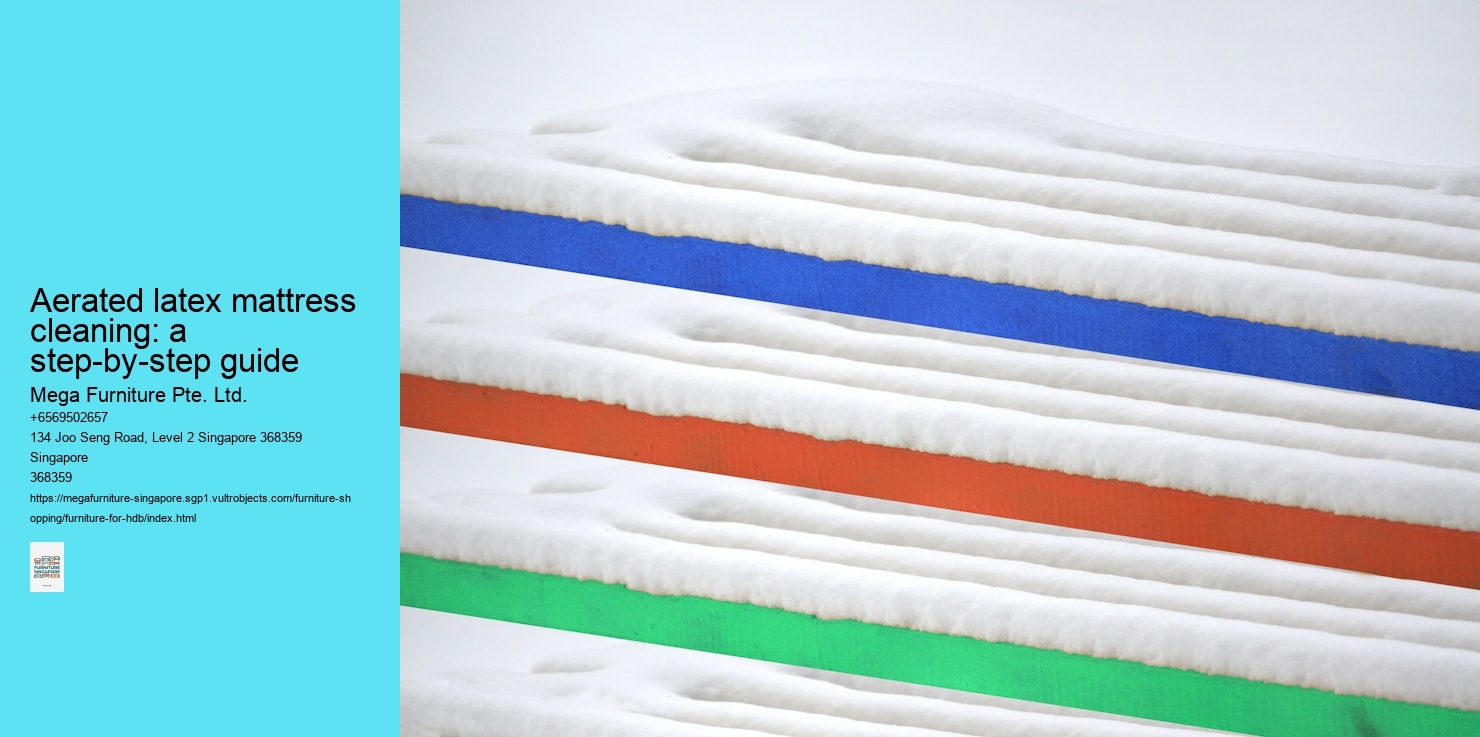 Aerated latex mattress cleaning: a step-by-step guide Mega Furniture Pte. Ltd. Aerated latex mattress cleaning: a step-by-step guide