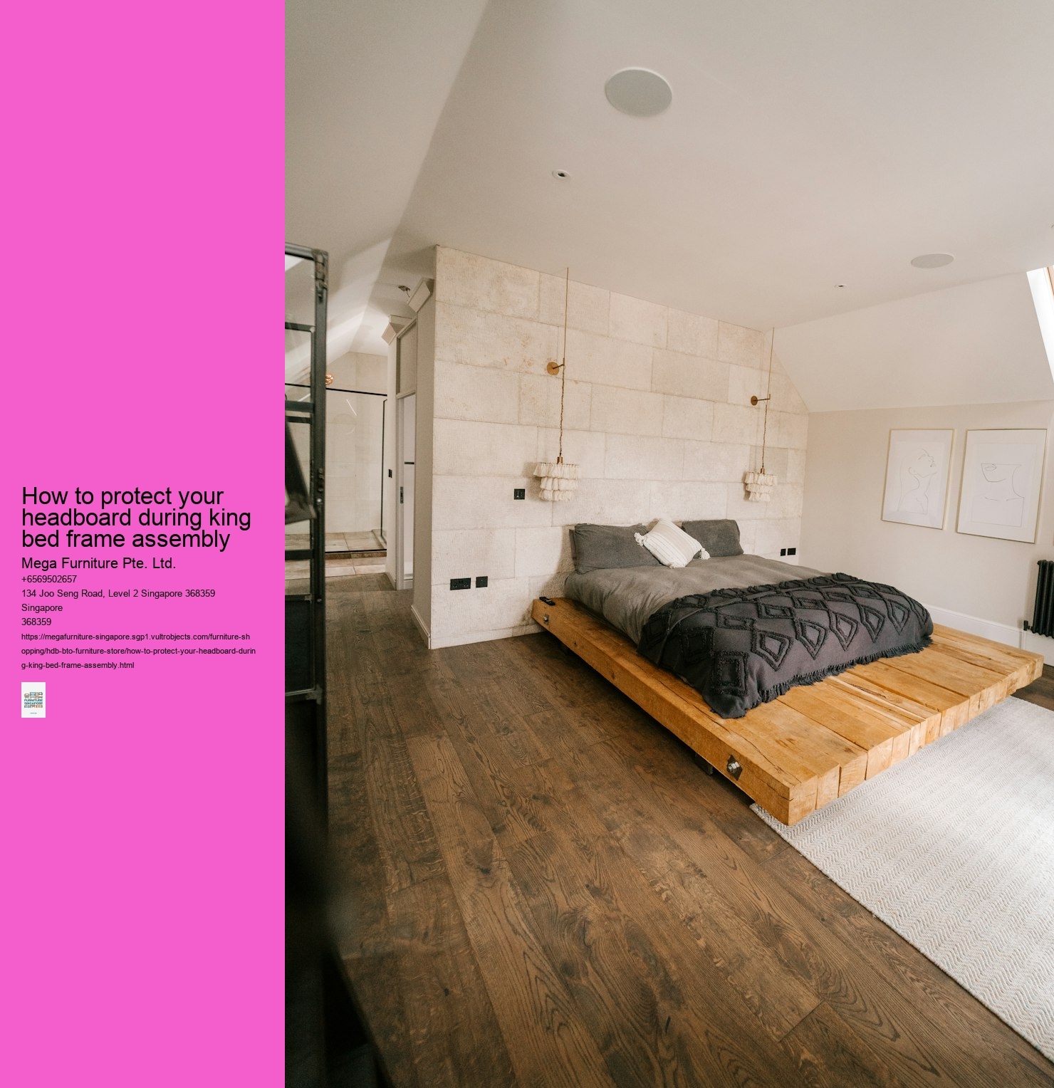 How to protect your headboard during king bed frame assembly
