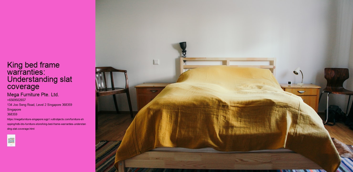 King bed frame warranties: Understanding slat coverage