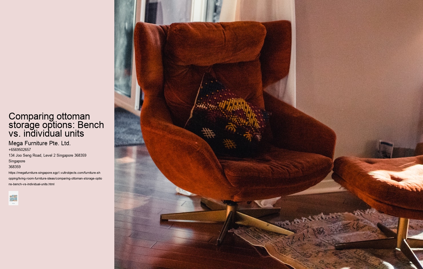 Comparing ottoman storage options: Bench vs. individual units