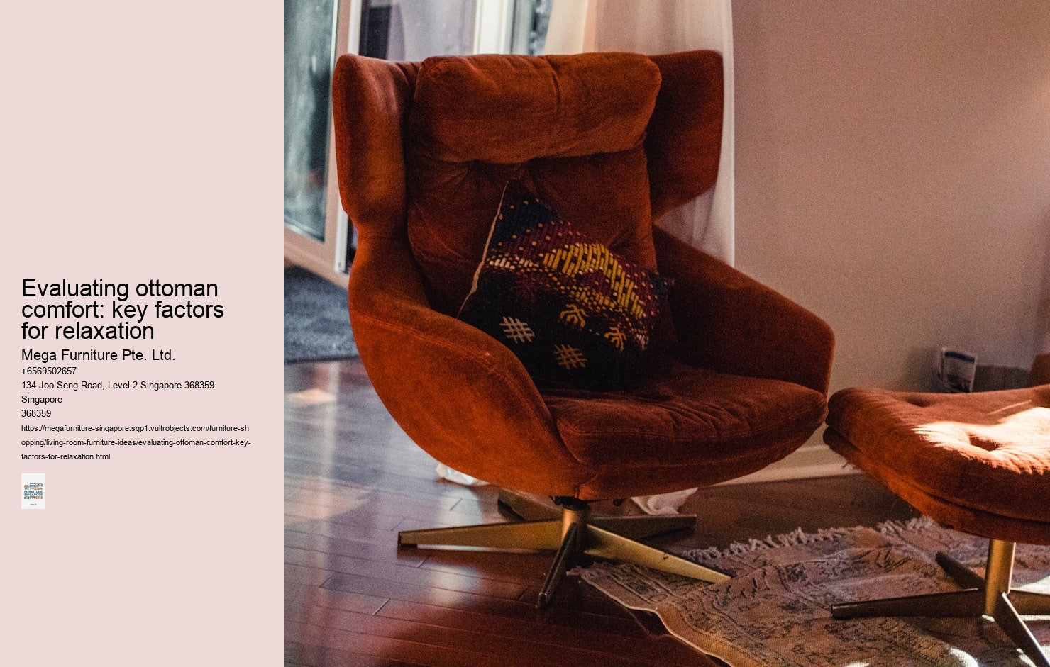 Evaluating ottoman comfort: key factors for relaxation