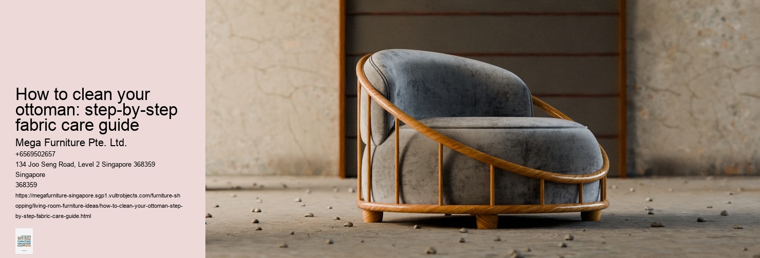 How to clean your ottoman: step-by-step fabric care guide