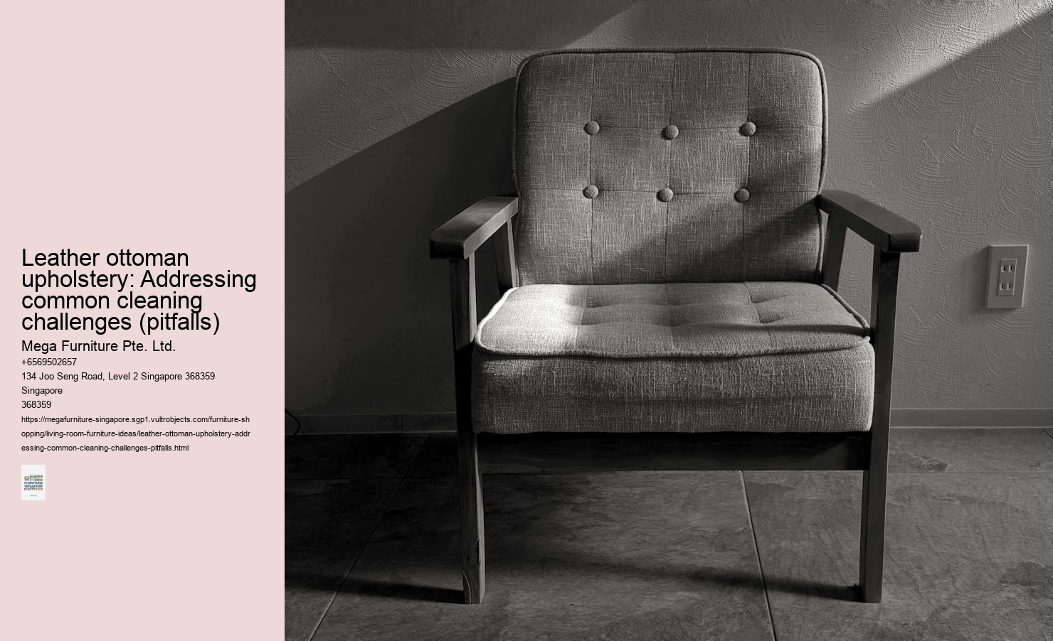Leather ottoman upholstery: Addressing common cleaning challenges (pitfalls)
