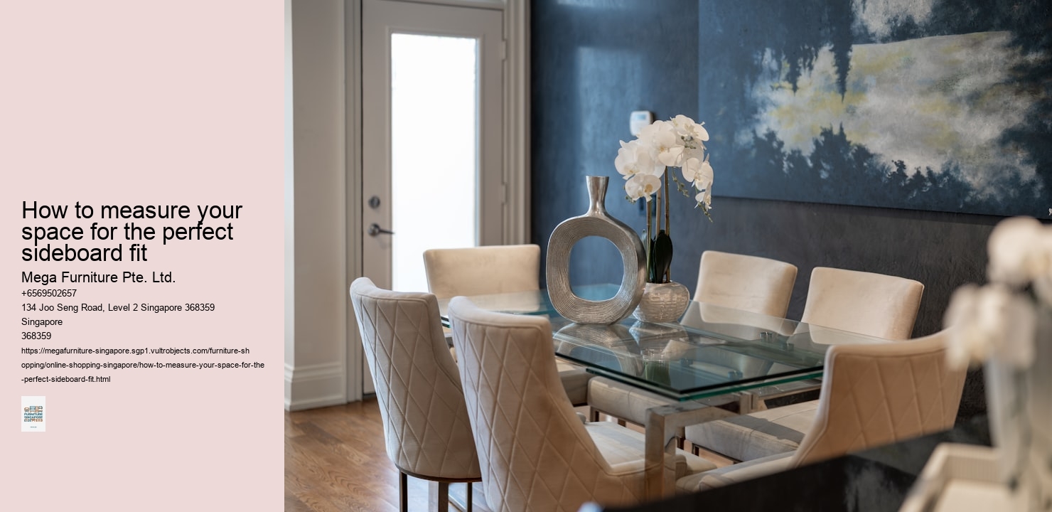 How to measure your space for the perfect sideboard fit