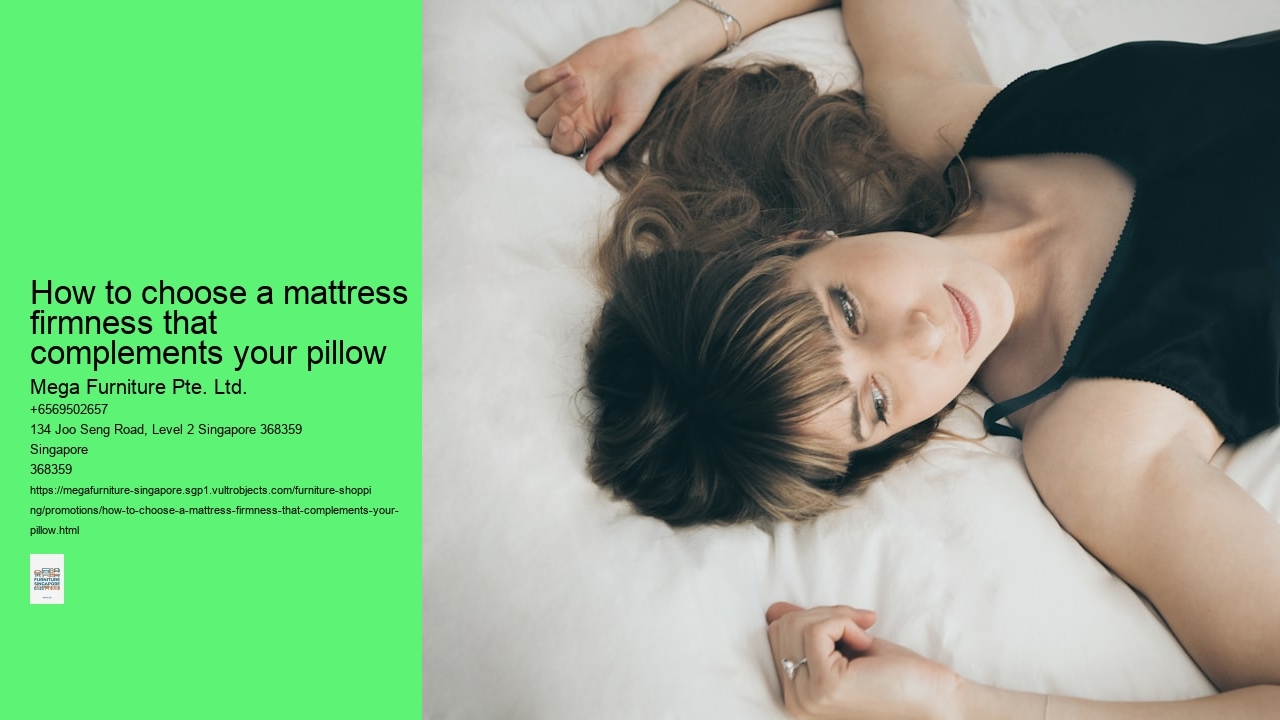 How to choose a mattress firmness that complements your pillow