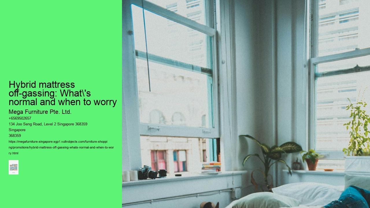 Hybrid mattress off-gassing: What's normal and when to worry