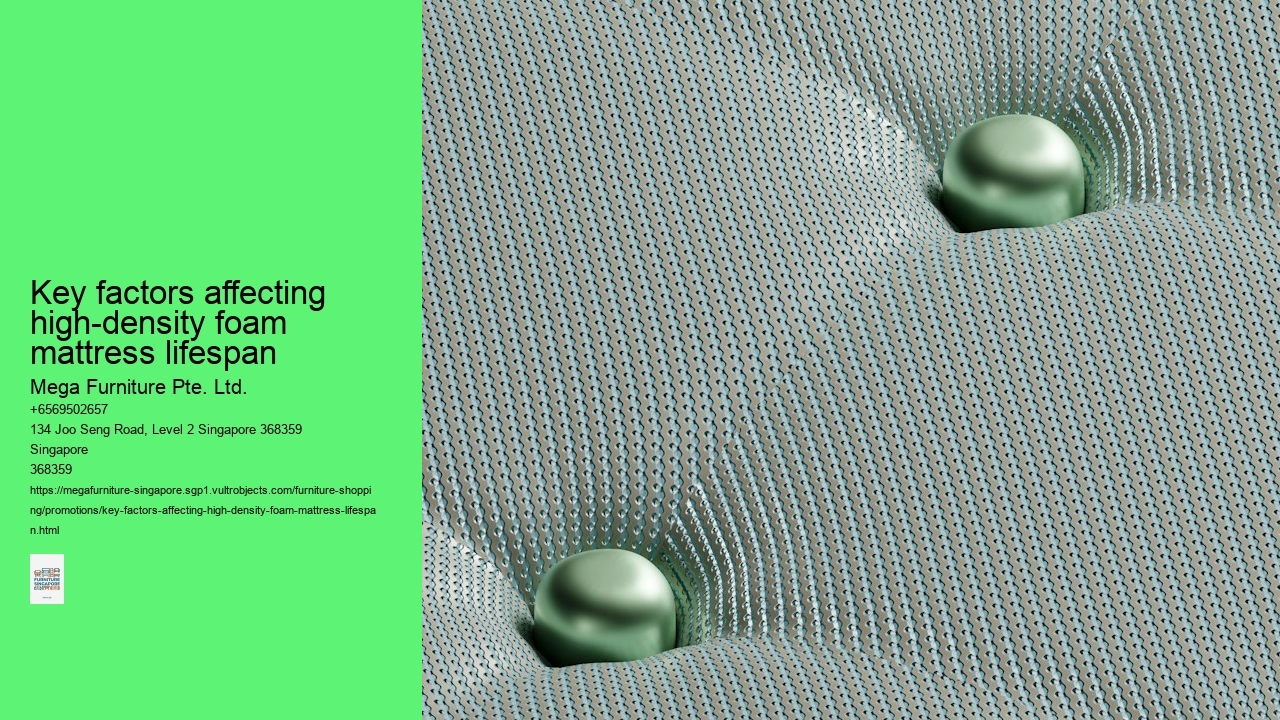Key factors affecting high-density foam mattress lifespan