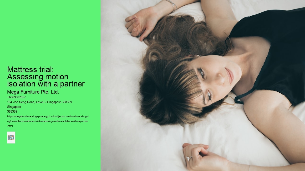 Mattress trial: Assessing motion isolation with a partner