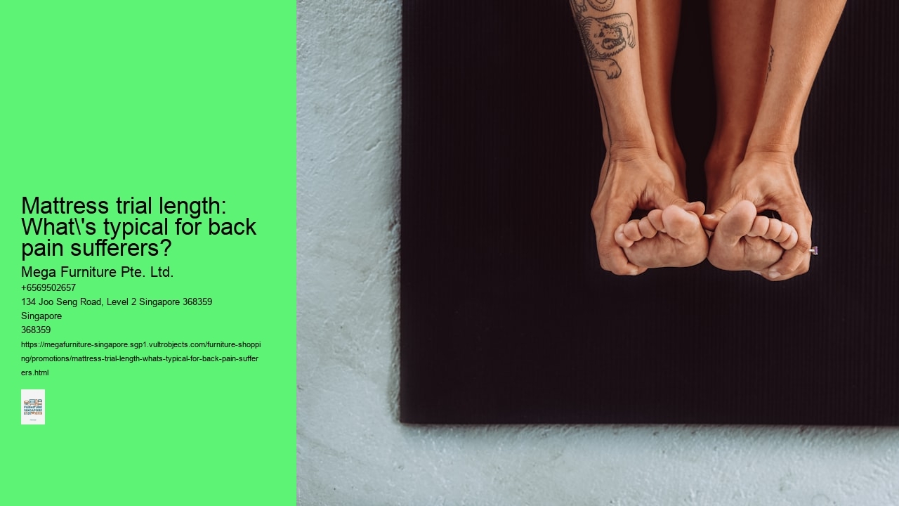Mattress trial length: What's typical for back pain sufferers?