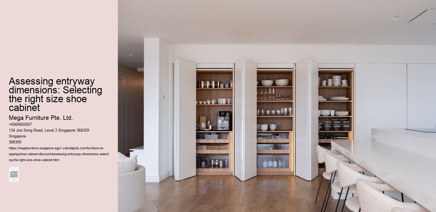 Assessing entryway dimensions: Selecting the right size shoe cabinet
