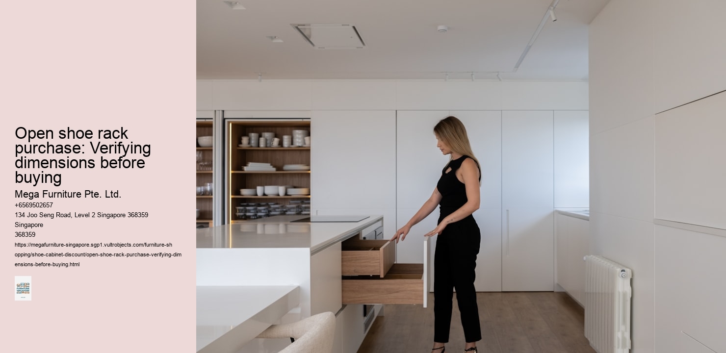 Open shoe rack purchase: Verifying dimensions before buying