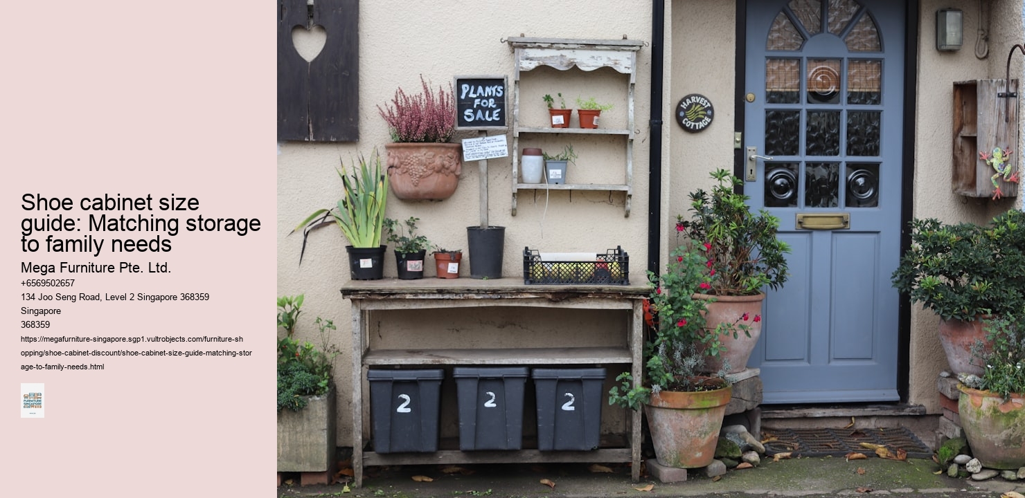 Shoe cabinet size guide: Matching storage to family needs