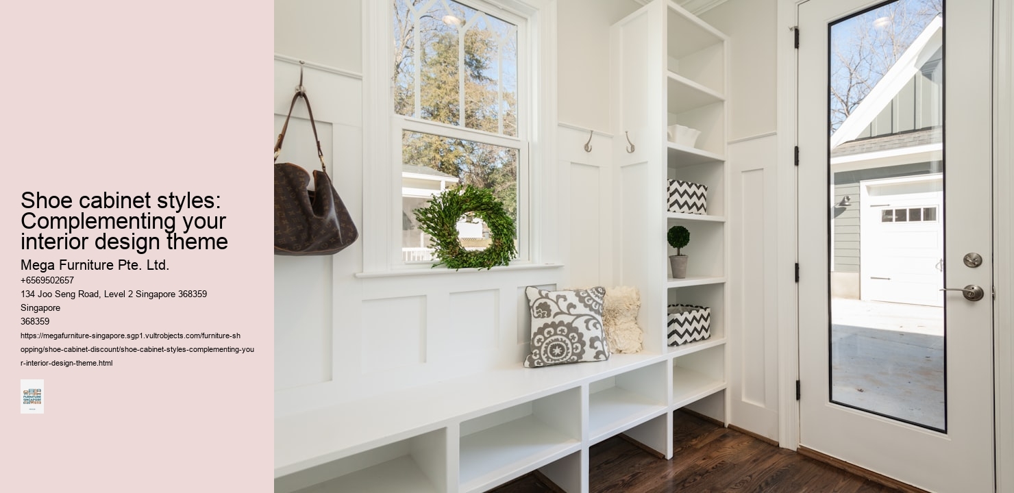 Shoe cabinet styles: Complementing your interior design theme