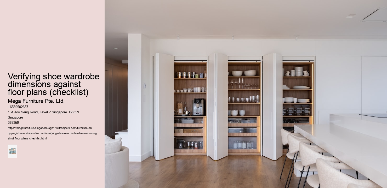 Verifying shoe wardrobe dimensions against floor plans (checklist)