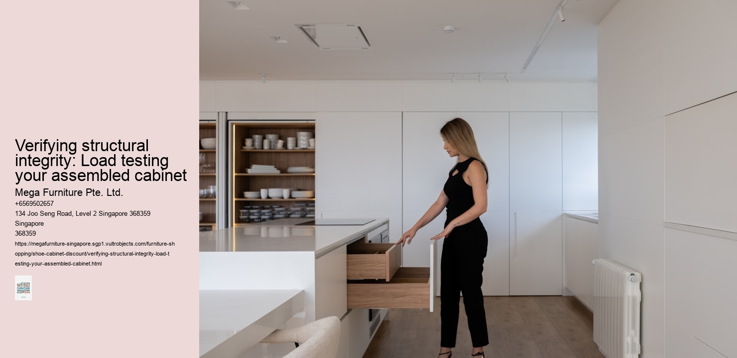 Verifying structural integrity: Load testing your assembled cabinet Mega Furniture Pte. Ltd. Verifying structural integrity: Load testing your assembled cabinet