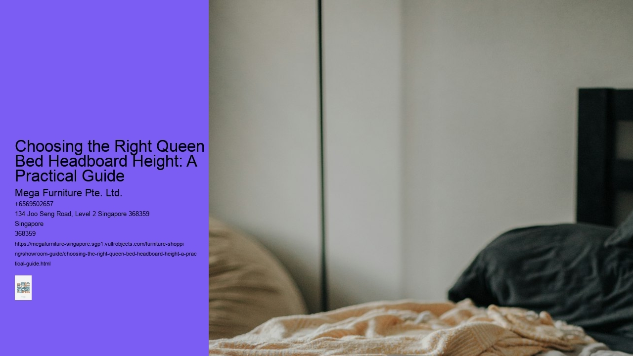 Choosing the Right Queen Bed Headboard Height: A Practical Guide