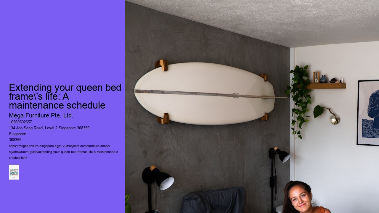 Extending your queen bed frame's life: A maintenance schedule
