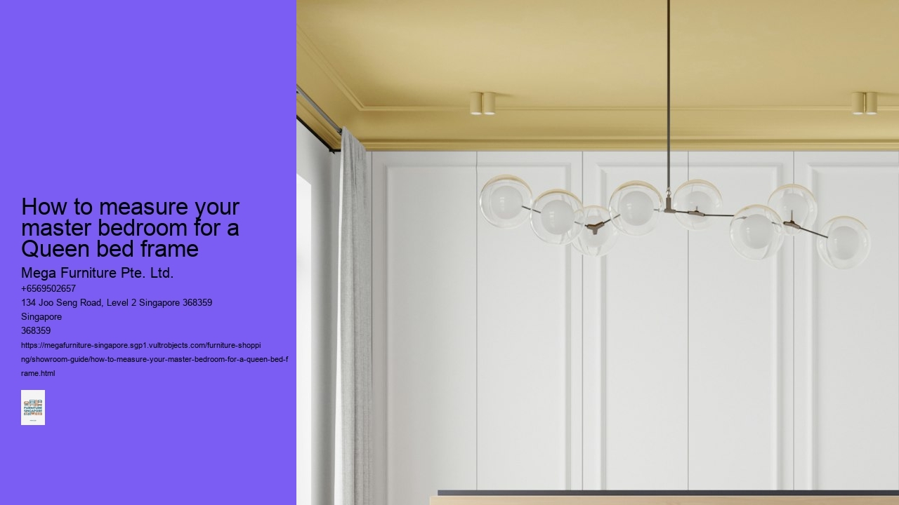 How to measure your master bedroom for a Queen bed frame