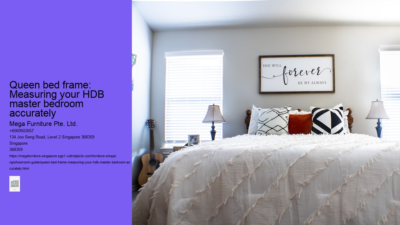 Queen bed frame: Measuring your HDB master bedroom accurately