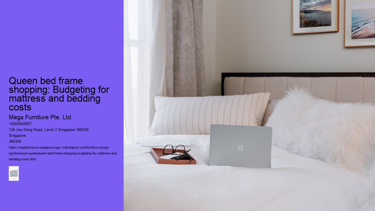 Queen bed frame shopping: Budgeting for mattress and bedding costs