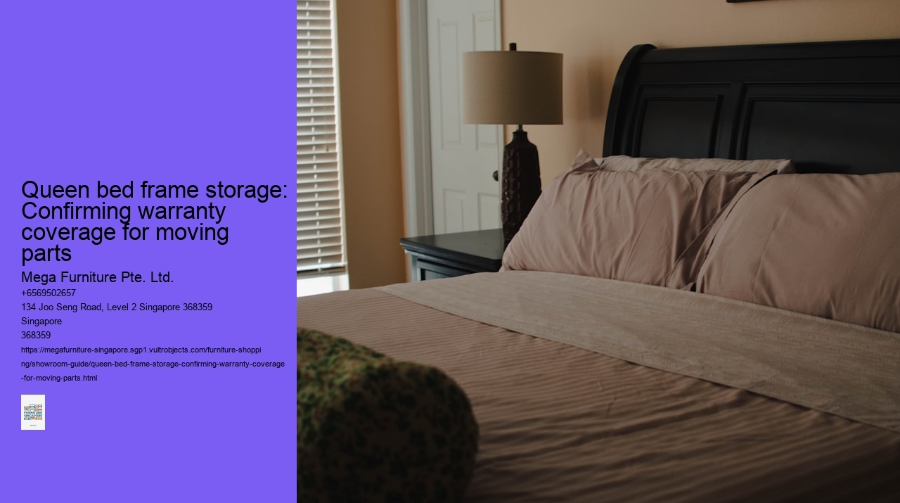 Queen bed frame storage: Confirming warranty coverage for moving parts