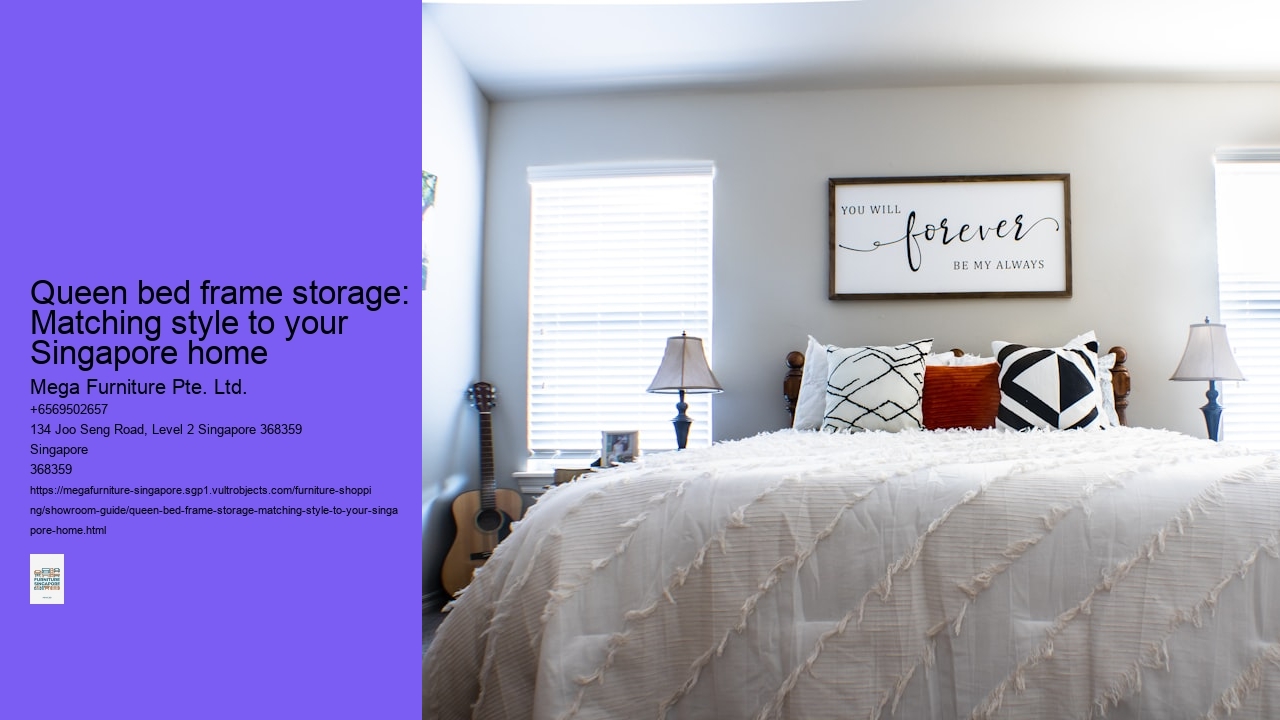 Queen bed frame storage: Matching style to your Singapore home