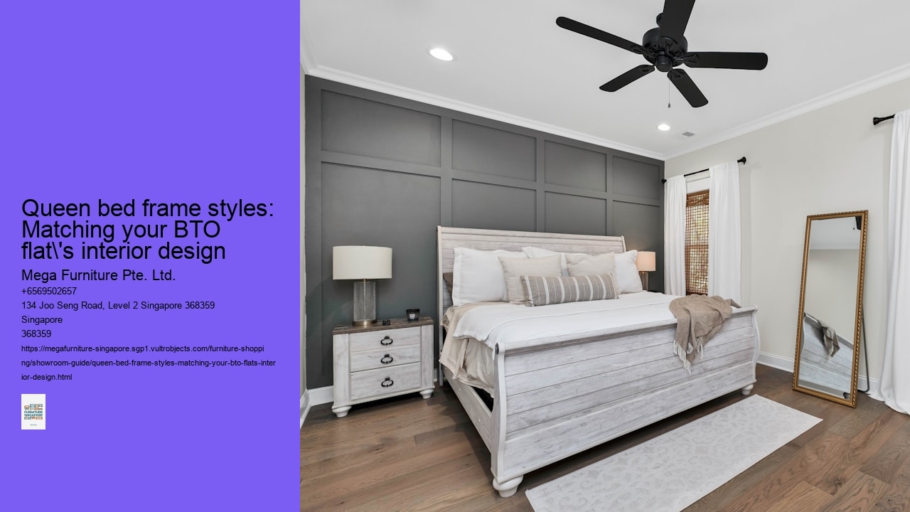 Queen bed frame styles: Matching your BTO flat's interior design