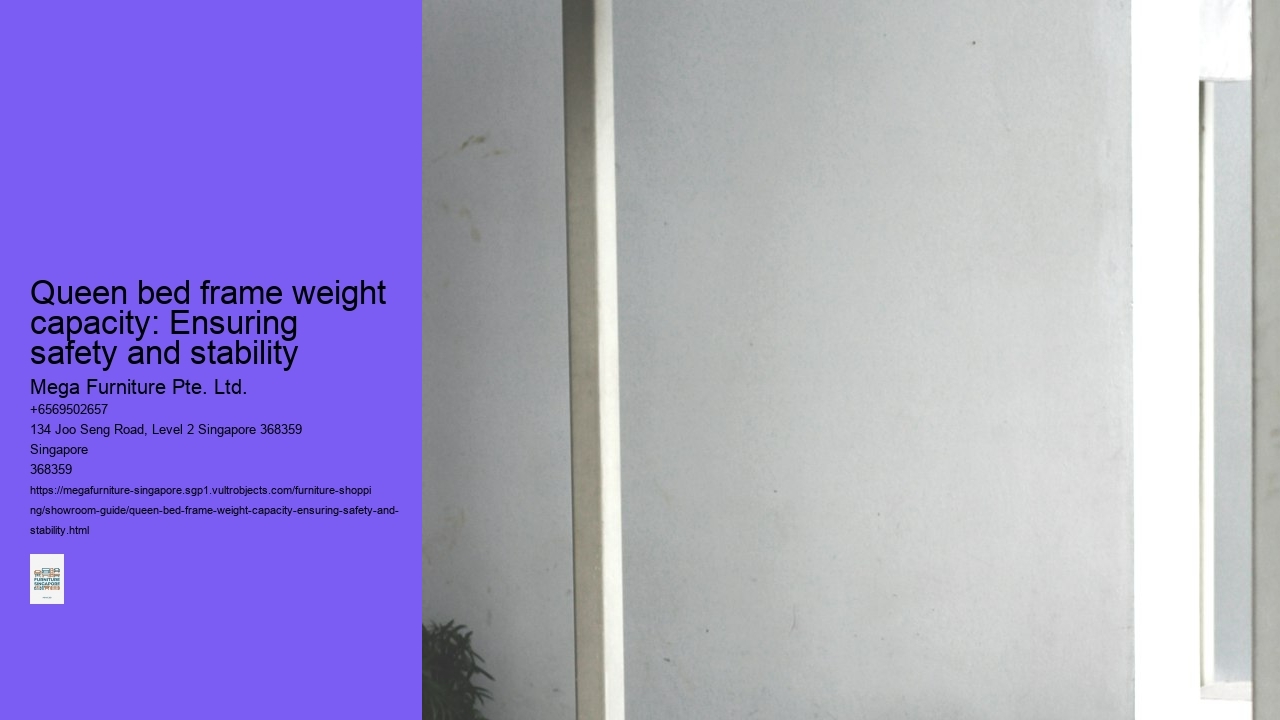 Queen bed frame weight capacity: Ensuring safety and stability